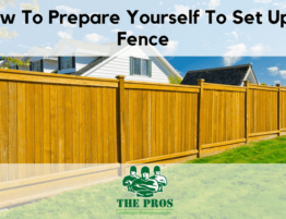 Set Up A Fence