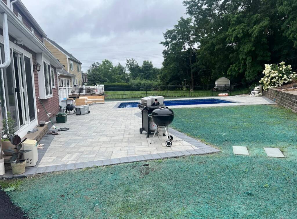 Pool Design with Landscaping Lynnfield MA