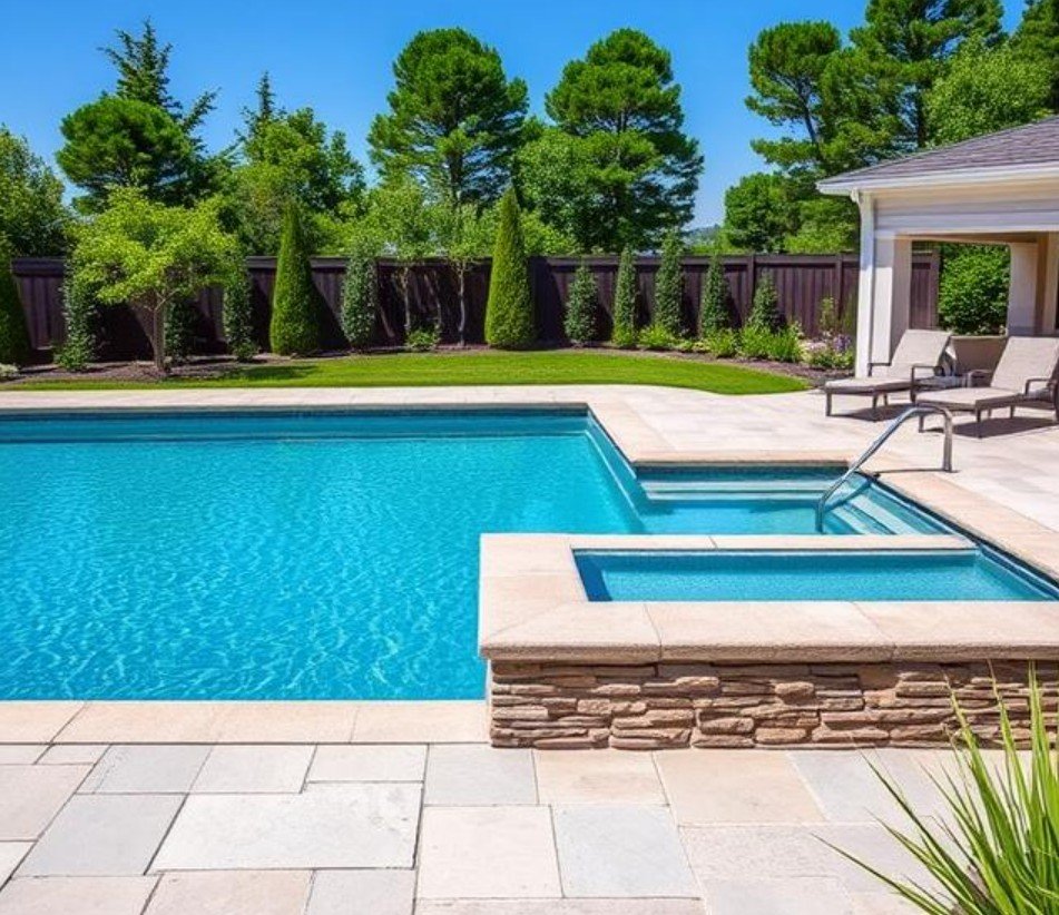 Lap Pool Design in Rectangle Shape Marblehead Ma