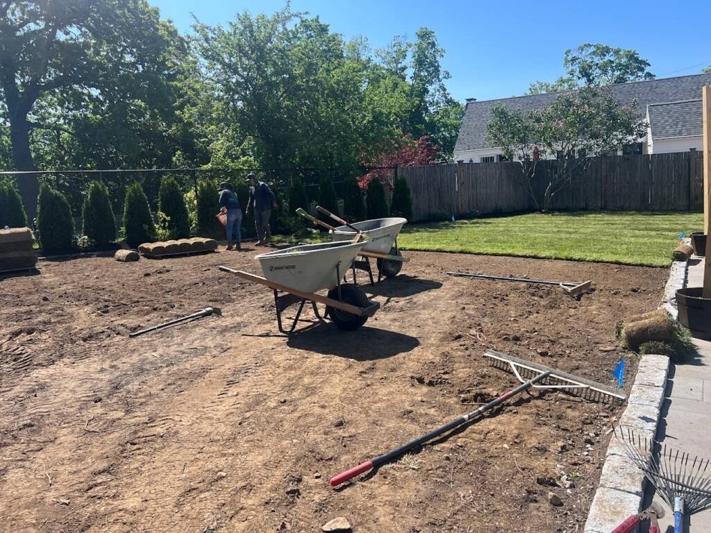 Backyard Landscaping Renovation Marblehead MA