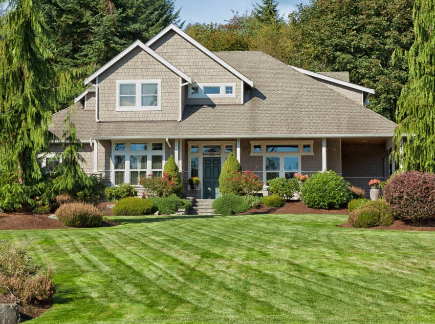 Compact yard landscaping design Andover MA