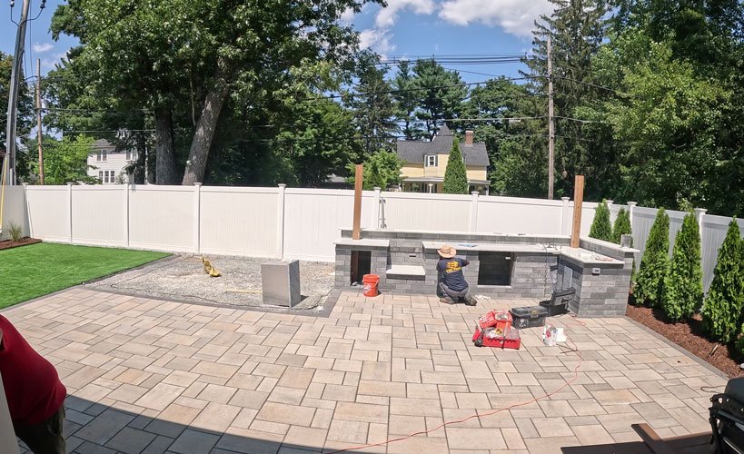 Horizontal-Fence-Installation-North-Shore-MA