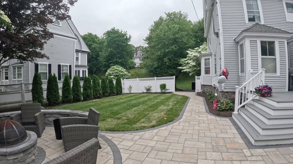 custom backyard landscape design essex county ma outdoor living space