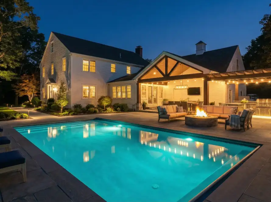 Massachusetts Inground Pool Design Ideas