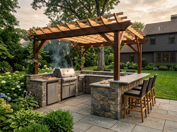 Outdoor Kitchen Winchester MA