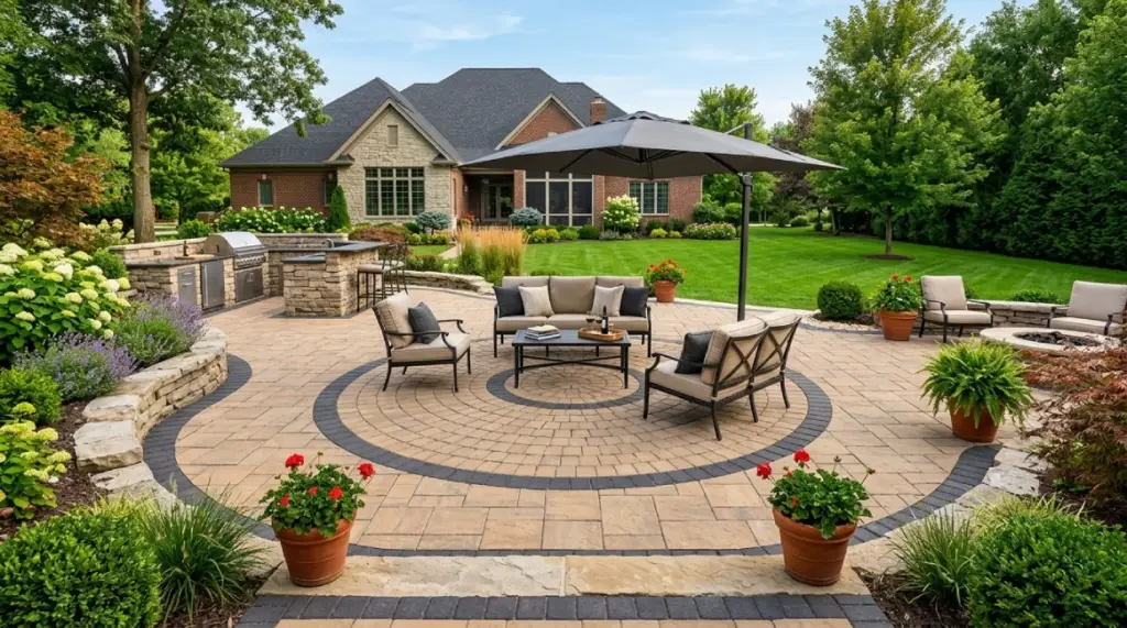 Luxury Paver Patio Installation - New England Style