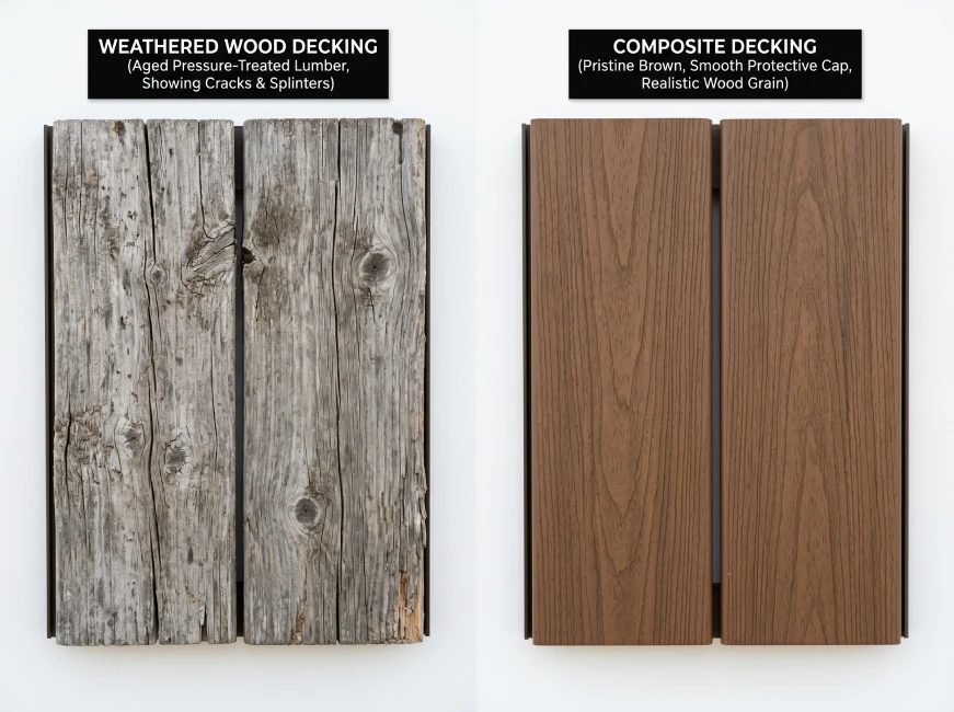 Wood vs composite decking comparison
