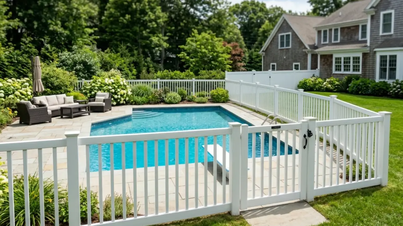 vinyl pool fence Massachusetts