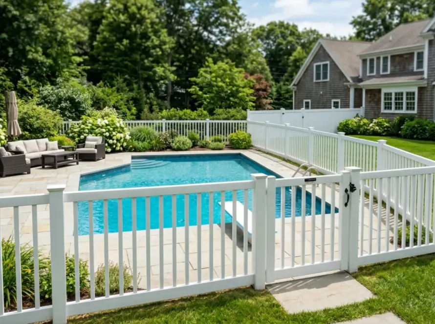 vinyl pool fence Massachusetts