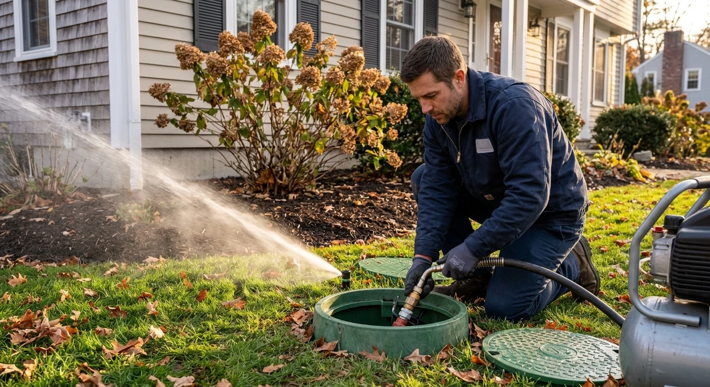 Winterize irrigation system MA USA