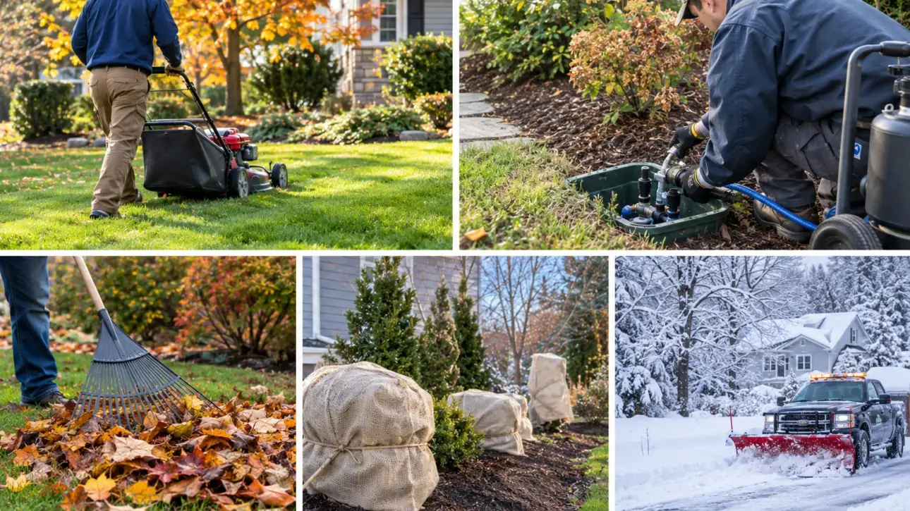 winterize landscape in Massachusetts