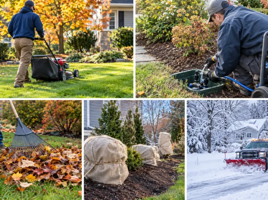 winterize landscape in Massachusetts