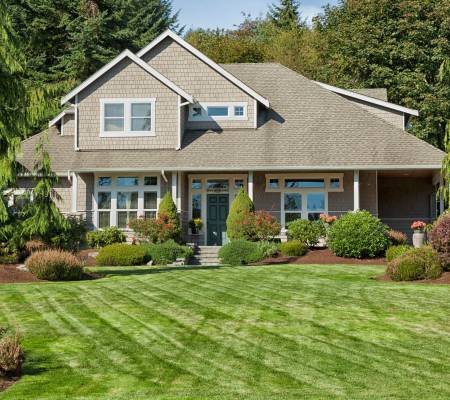 Compact yard landscaping design Andover MA