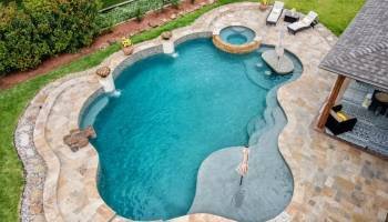 Residential Freeform pool Residential Freeform pool