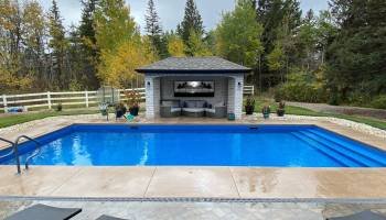 Residential rectangular pool Residential rectangular pool