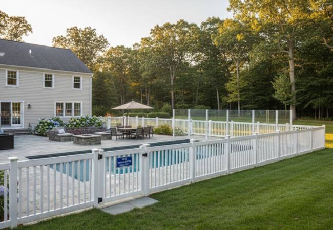 Vinyl-&-PVC-Pool-Fences-Wellesley-MA