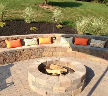 firepit project in North Shore MA