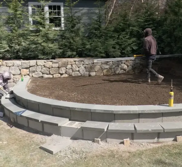 paver patio hardscape Melrose MA